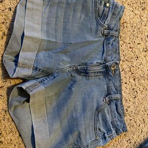 denim shorts